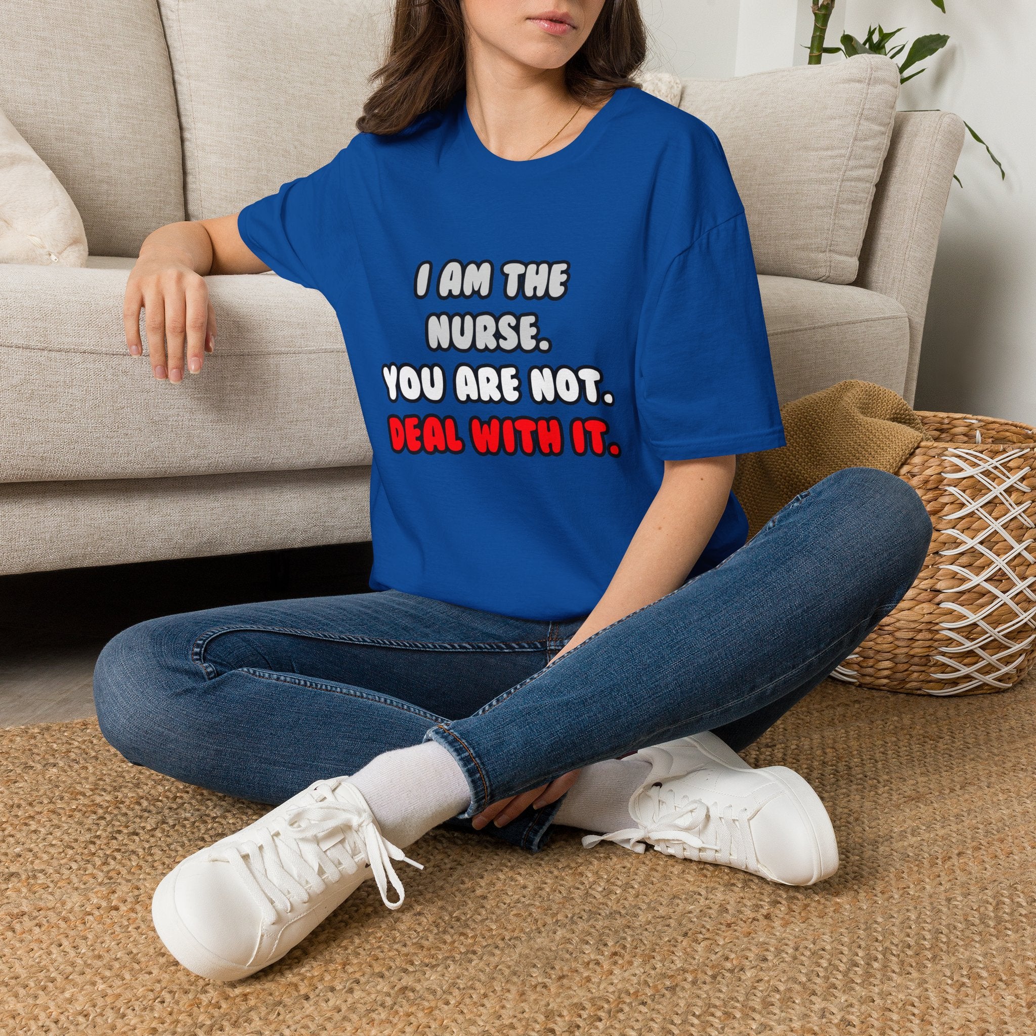 Deal With It ... Funny Nurse - Unisex Softstyle T-Shirt
