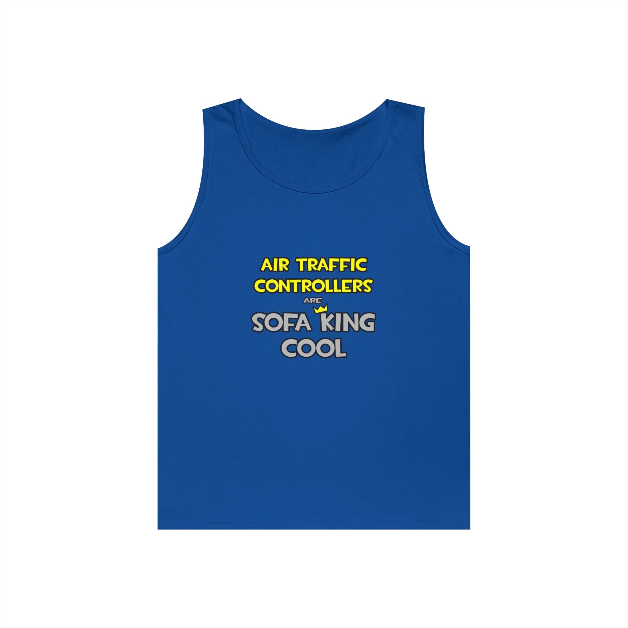 Air Traffic Controllers Are Sofa King Cool - Unisex Heavy Cotton Tank Top