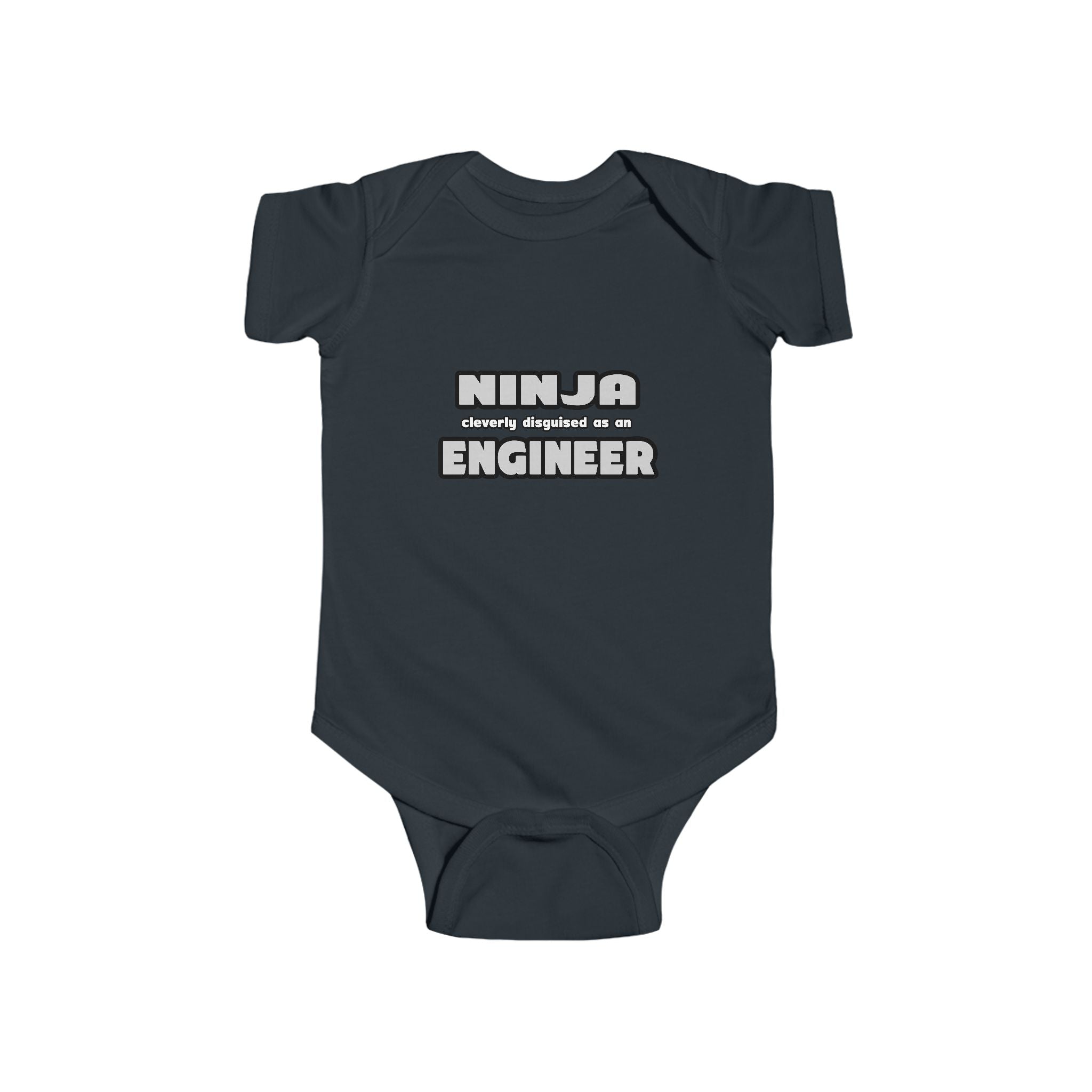 Ninja Cleverly Disguised As An Engineer - Infant Fine Jersey Bodysuit