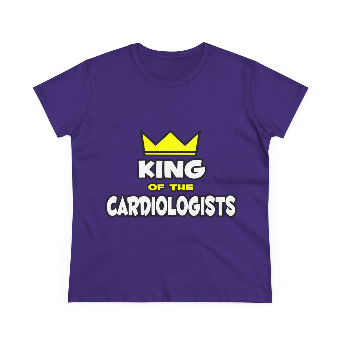 King of the Cardiologists - Women's Midweight Cotton Tee