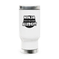 Ninja Allergist - Stainless Steel Travel Mug with Handle, 14oz
