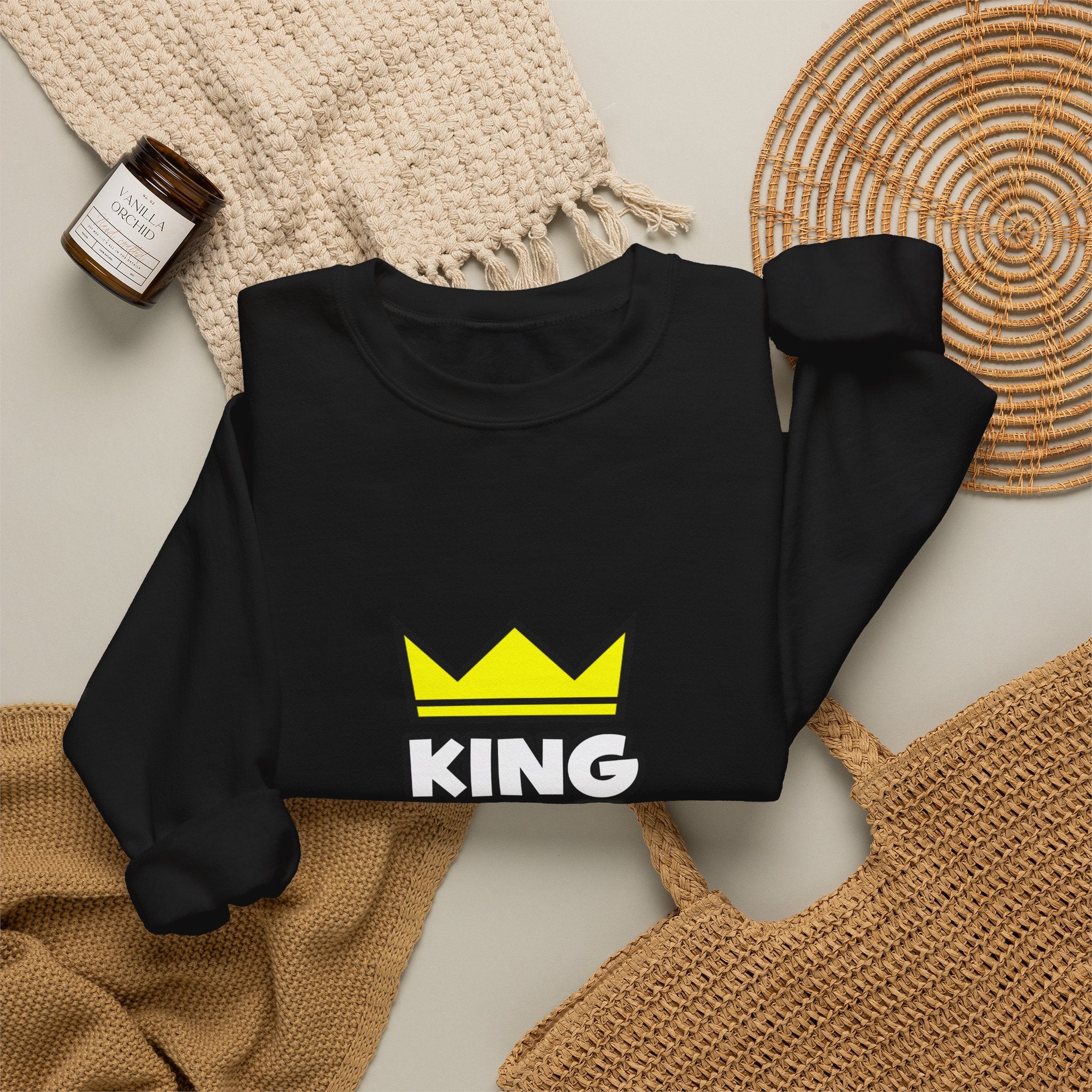King of Air Traffic Control - Unisex Heavy Blend™ Crewneck Sweatshirt
