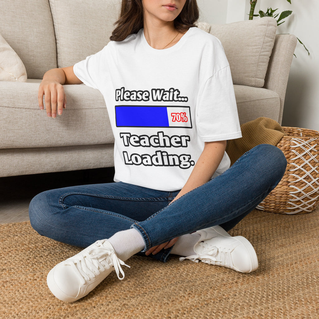 Please Wait...Teacher Loading - Unisex Softstyle T-Shirt