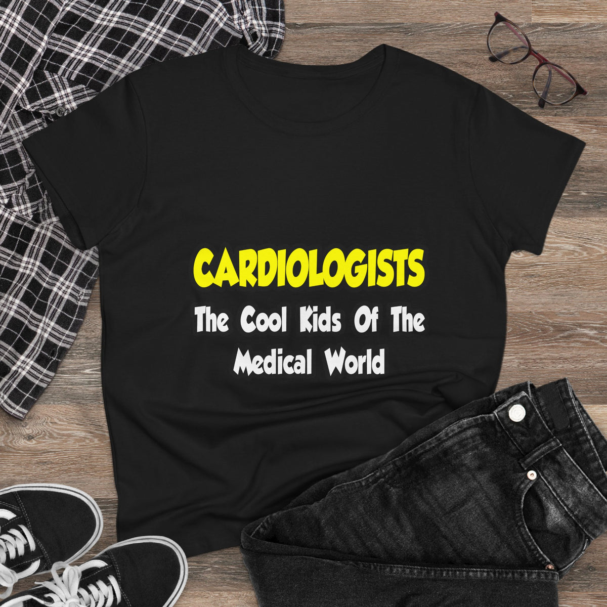 Cardiologists...Cool Kids of Medical World - Women's Midweight Cotton Tee