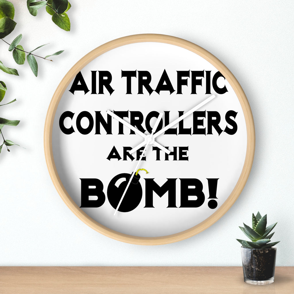Air Traffic Controllers Are The Bomb! - Wall Clock