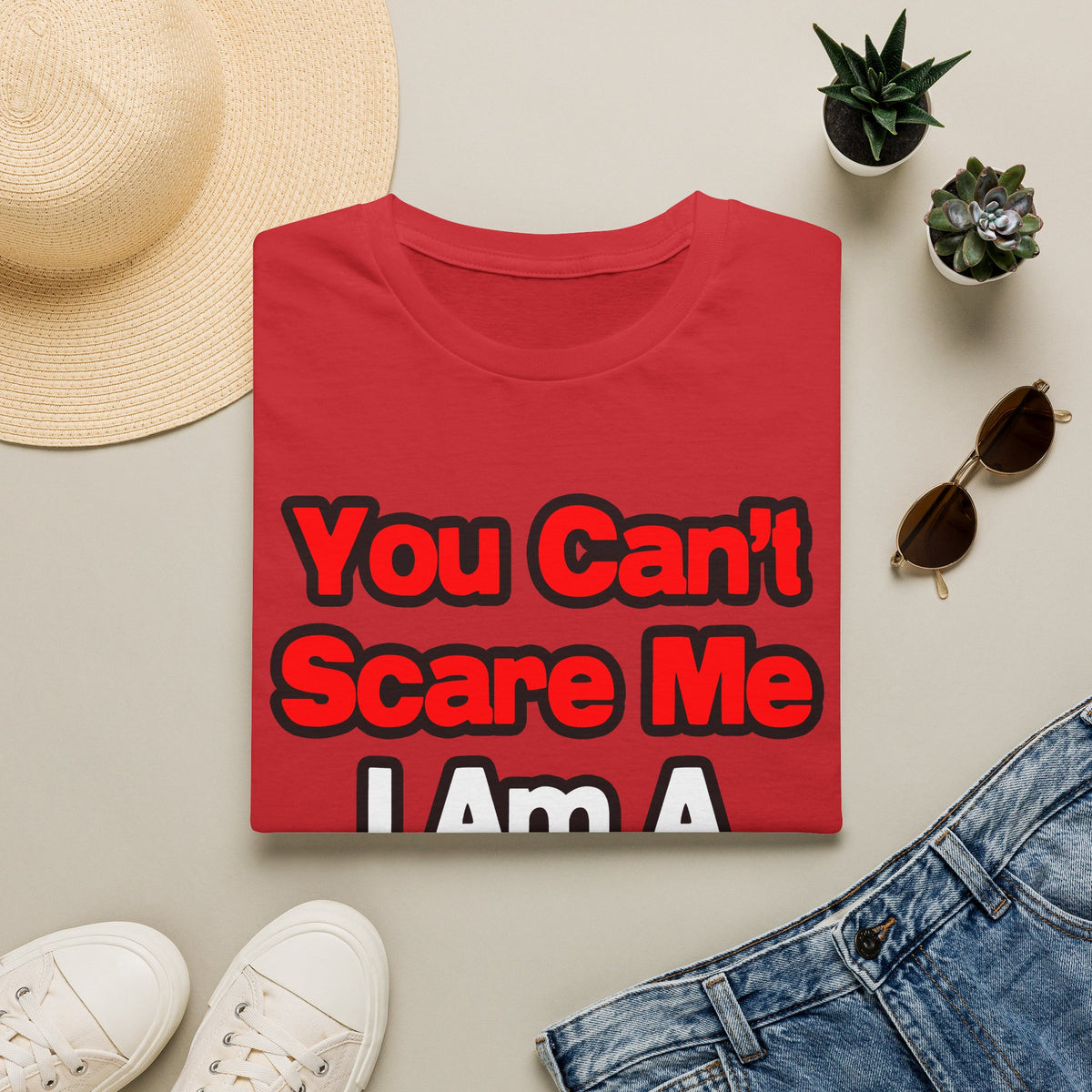 You Can't Scare Me...Bartender - Unisex Softstyle T-Shirt