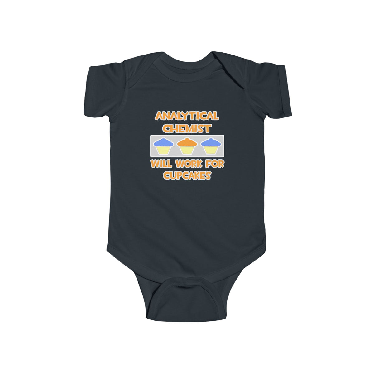Analytical Chemist ... Will Work For Cupcakes - Infant Fine Jersey Bodysuit