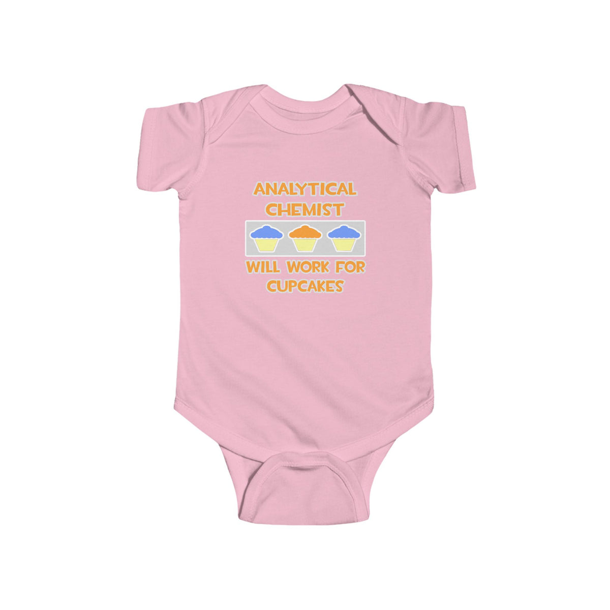 Analytical Chemist ... Will Work For Cupcakes - Infant Fine Jersey Bodysuit