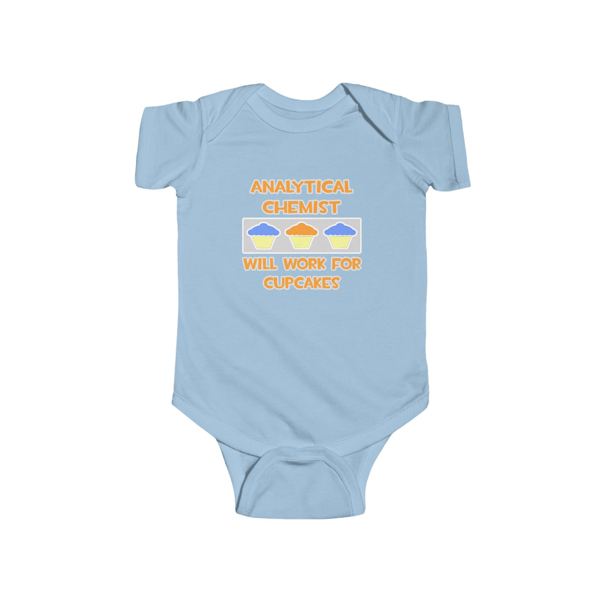Analytical Chemist ... Will Work For Cupcakes - Infant Fine Jersey Bodysuit