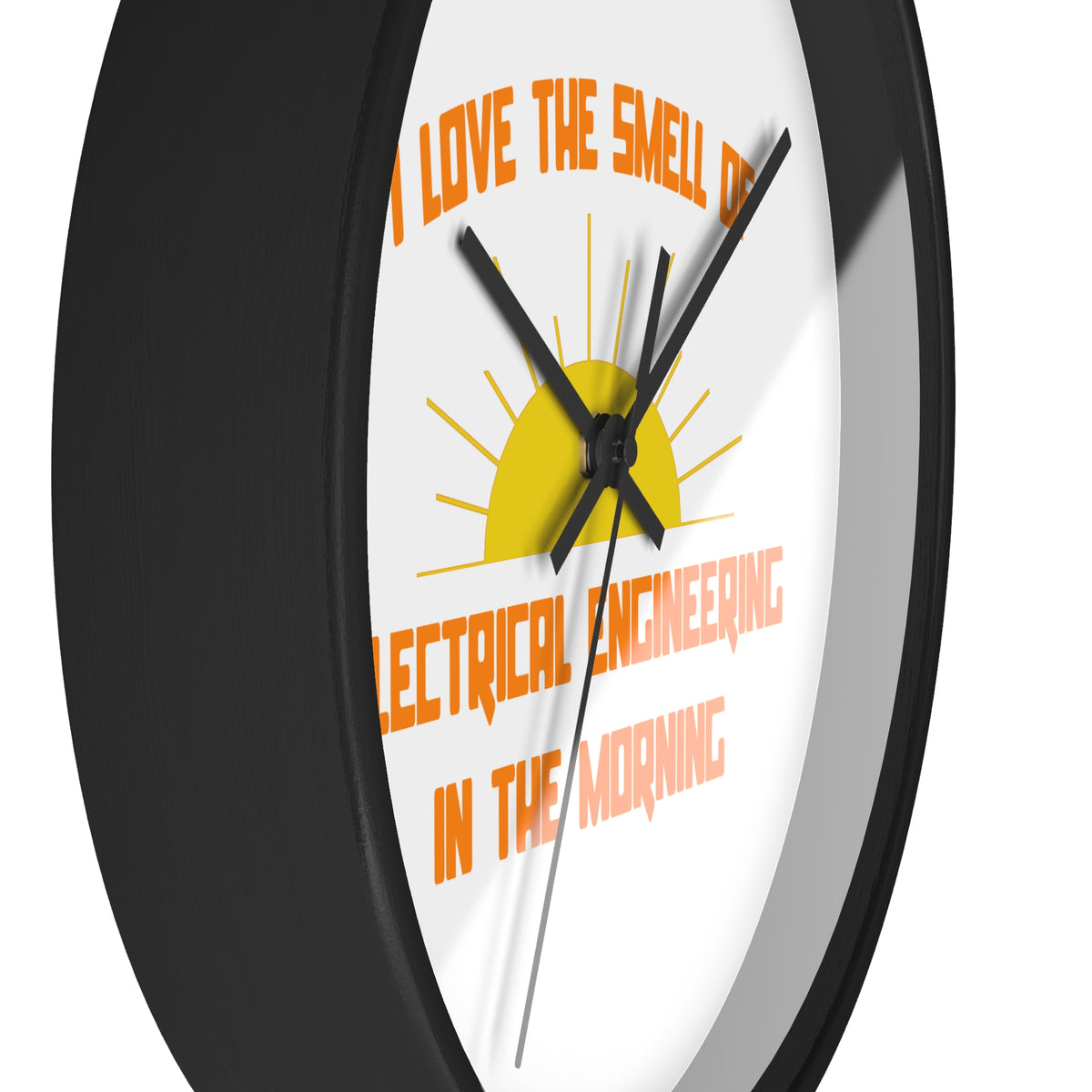 Smell of Electrical Engineering in the Morning - Wall Clock