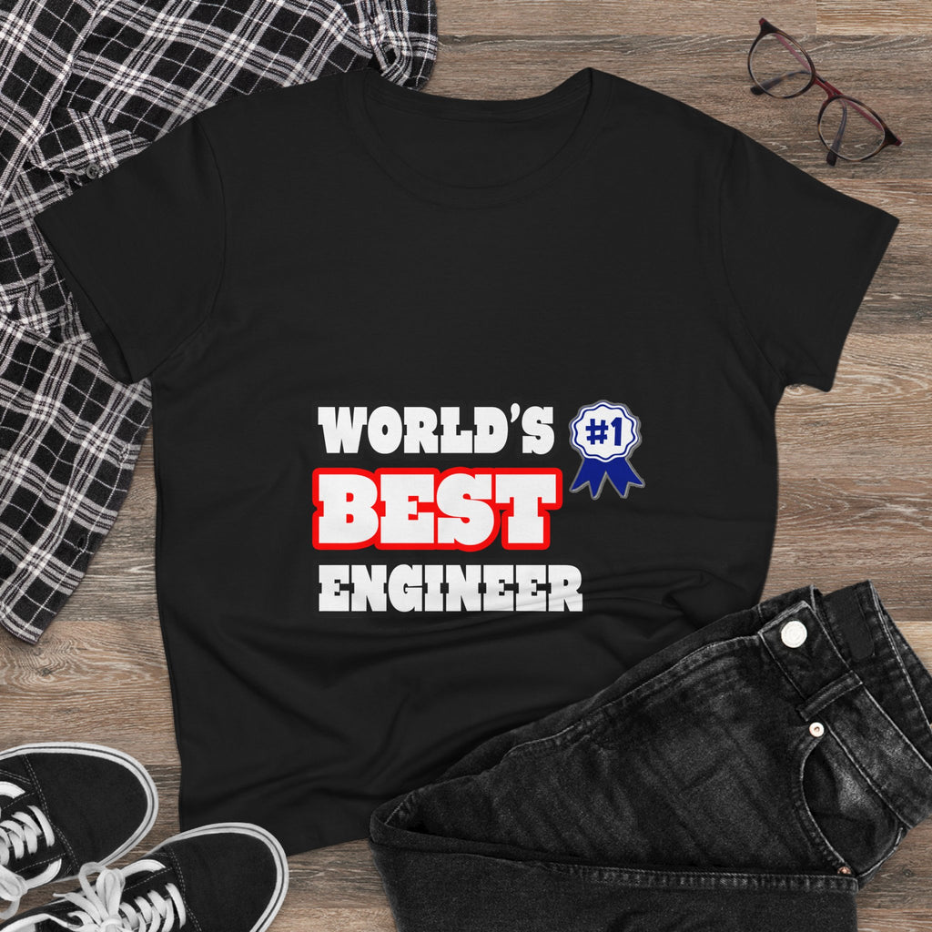 World's Best Engineer - Women's Midweight Cotton Tee
