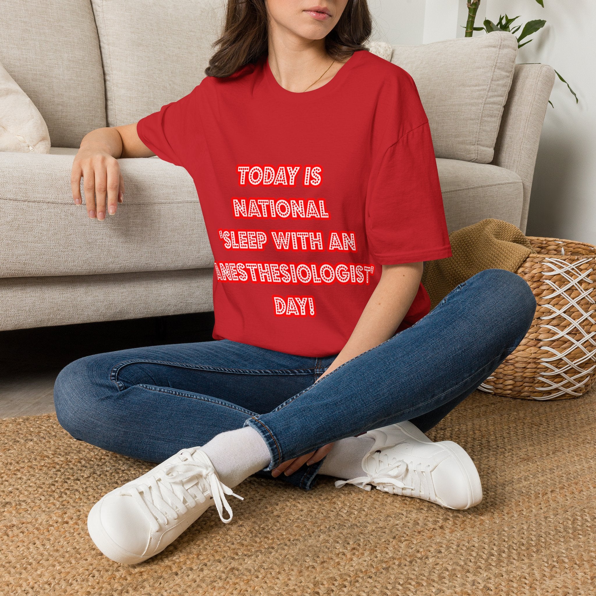 National 'Sleep With an Anesthesiologist' Day - Unisex Softstyle T-Shirt