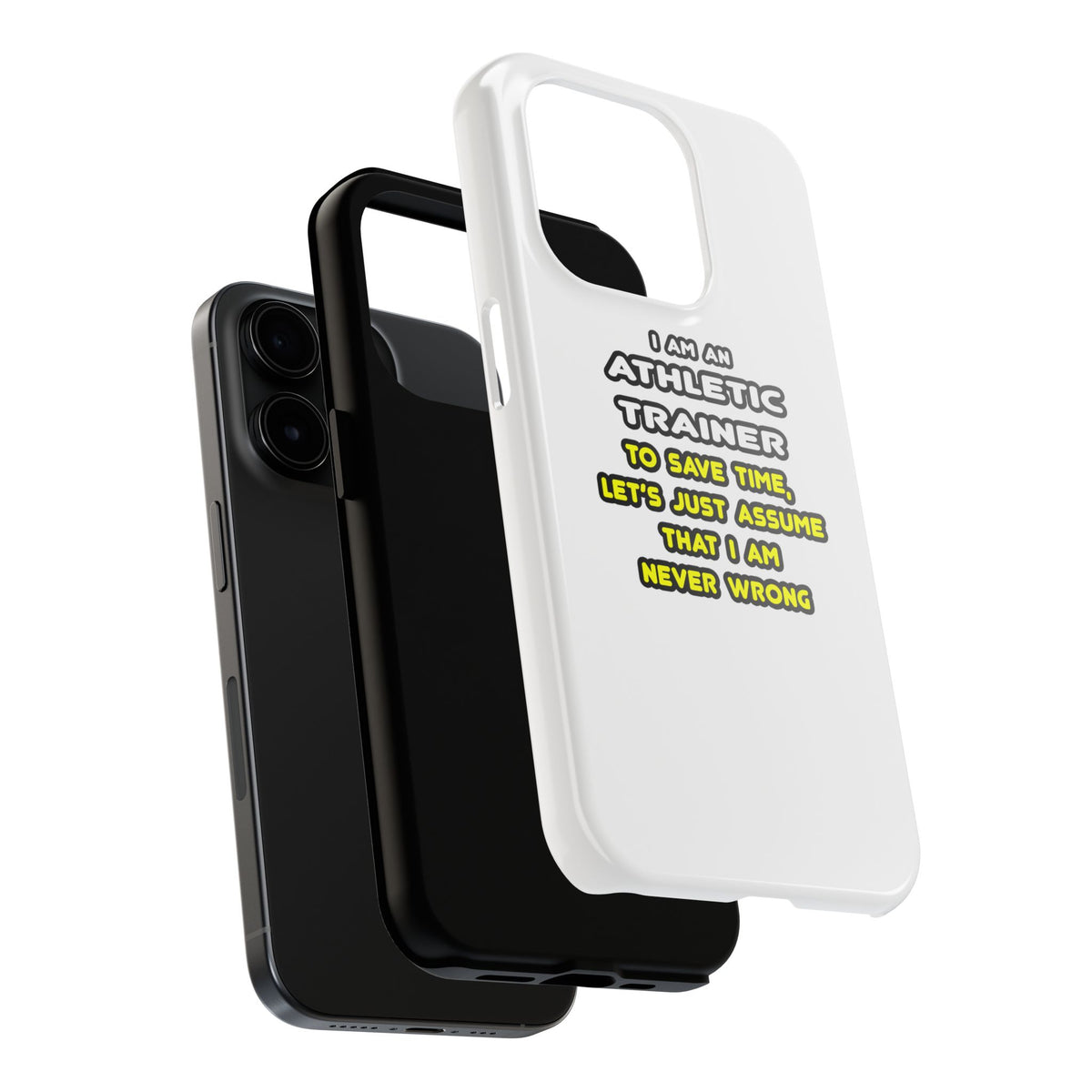 Funny Athletic Trainer T Shirts - Tough Phone Cases