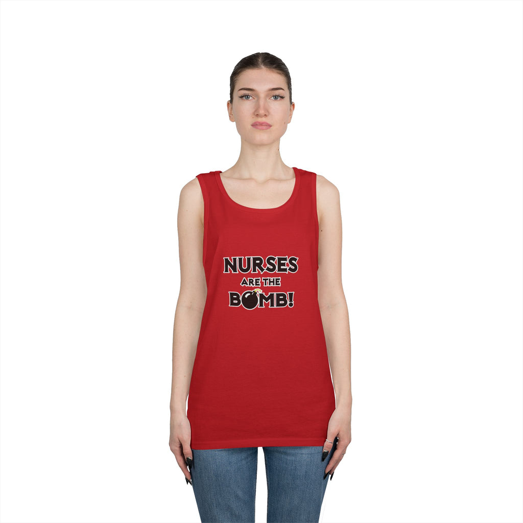 Nurses Are The Bomb! (2) - Unisex Heavy Cotton Tank Top
