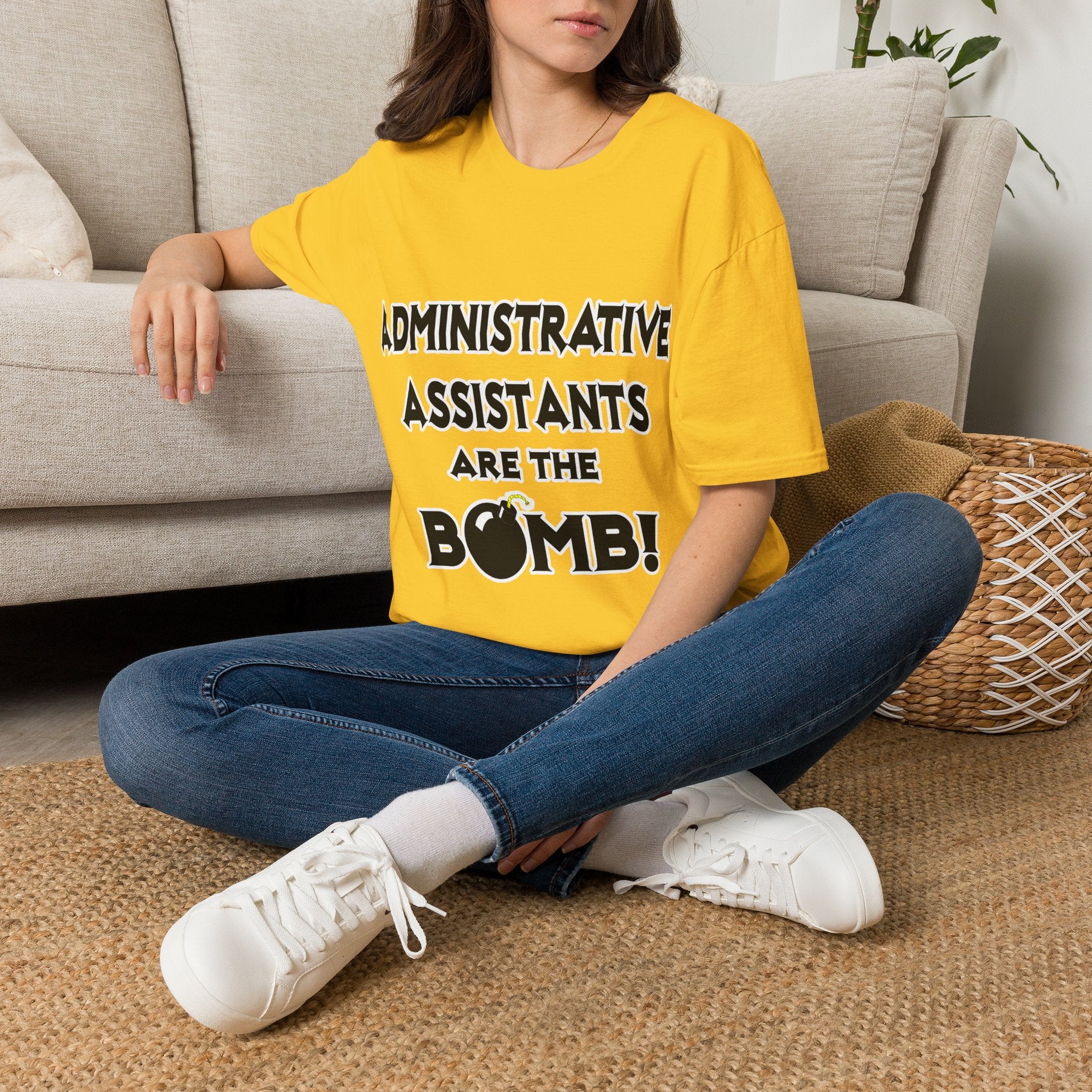 Administrative Assistants Are The Bomb! (2) - Unisex Softstyle T-Shirt