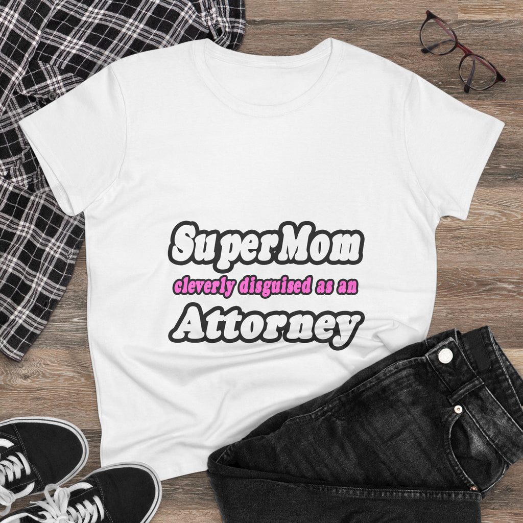 SuperMom Attorney - Women's Midweight Cotton Tee