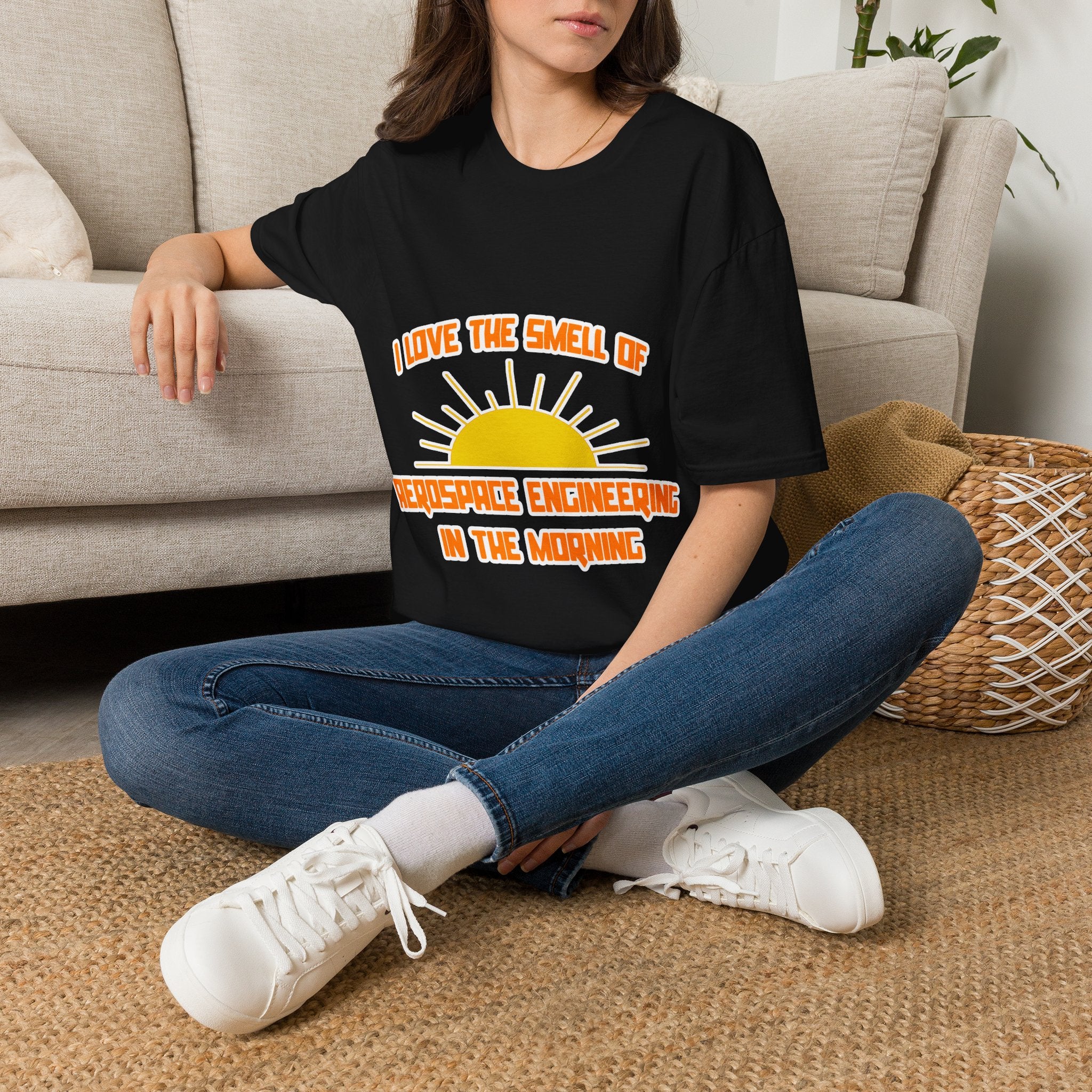Smell of Aerospace Engineering in the Morning - Unisex Softstyle T-Shirt