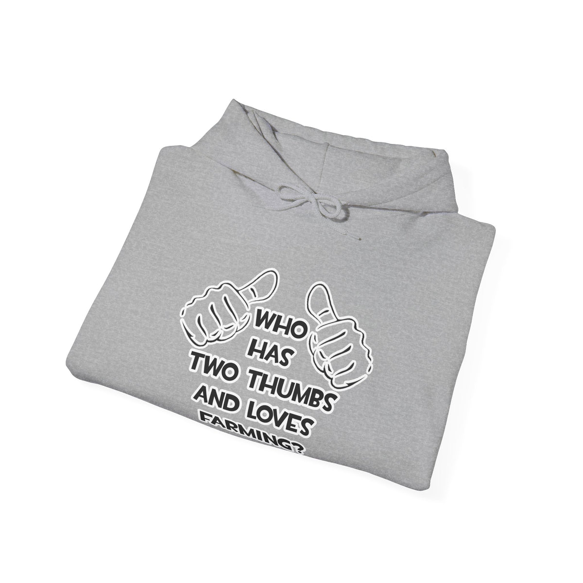 Two Thumbs and Loves Farming - Unisex Heavy Blend™ Hooded Sweatshirt