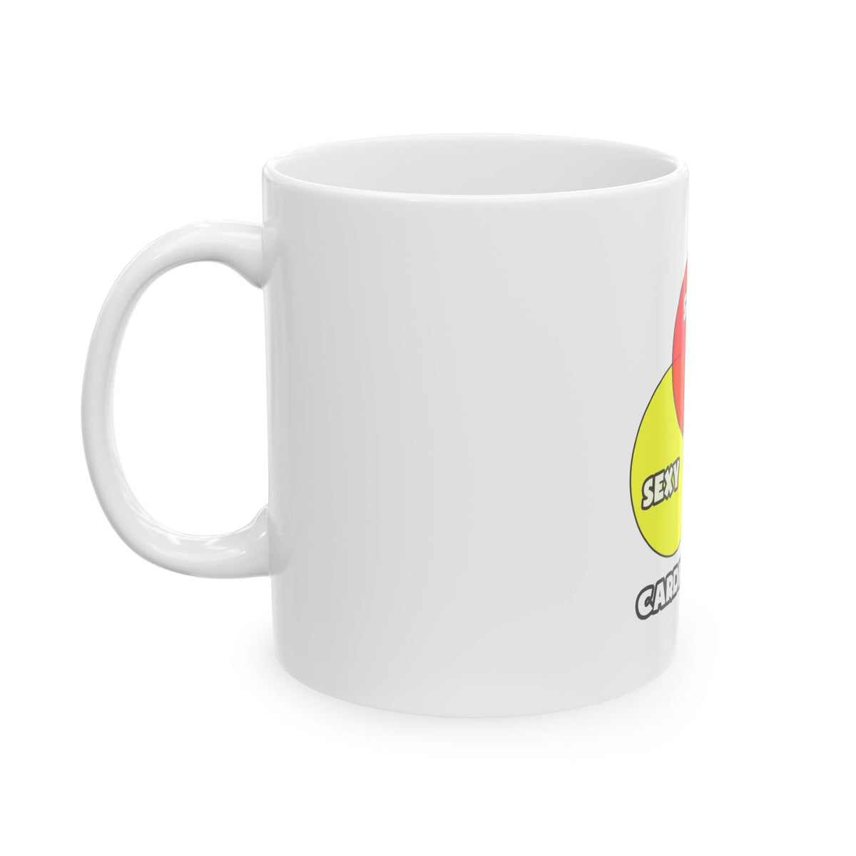 Venn Diagram .. Cardiologists - Ceramic Mug, (11oz, 15oz)