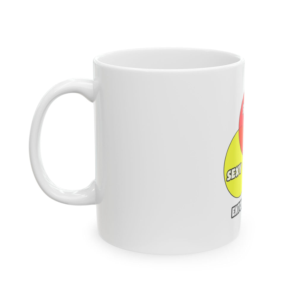 Venn Diagram .. Entomologists - Ceramic Mug, (11oz, 15oz)