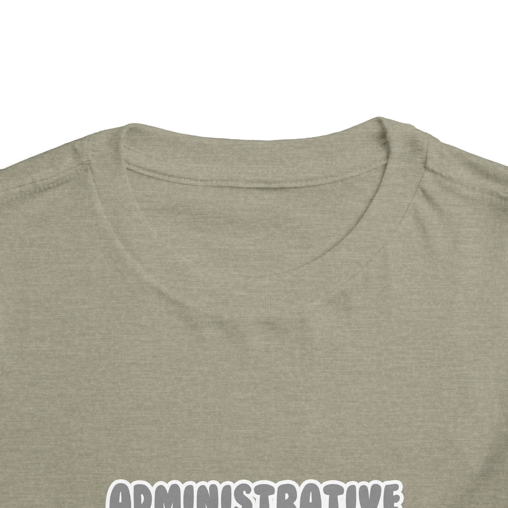 Administrative Asst ... Will Work For Ice Cream - Toddler Short Sleeve Tee
