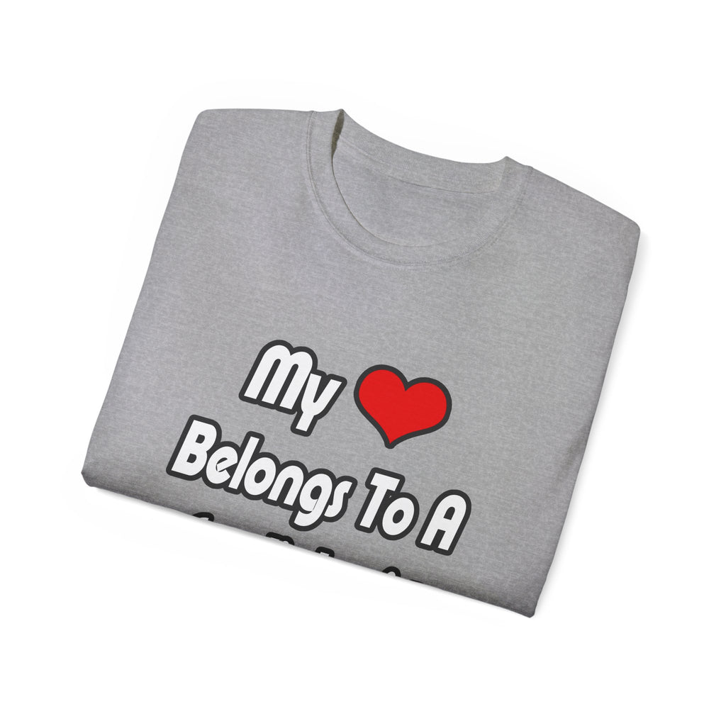 My Heart Belongs To A Cardiologist - Unisex Ultra Cotton Tee