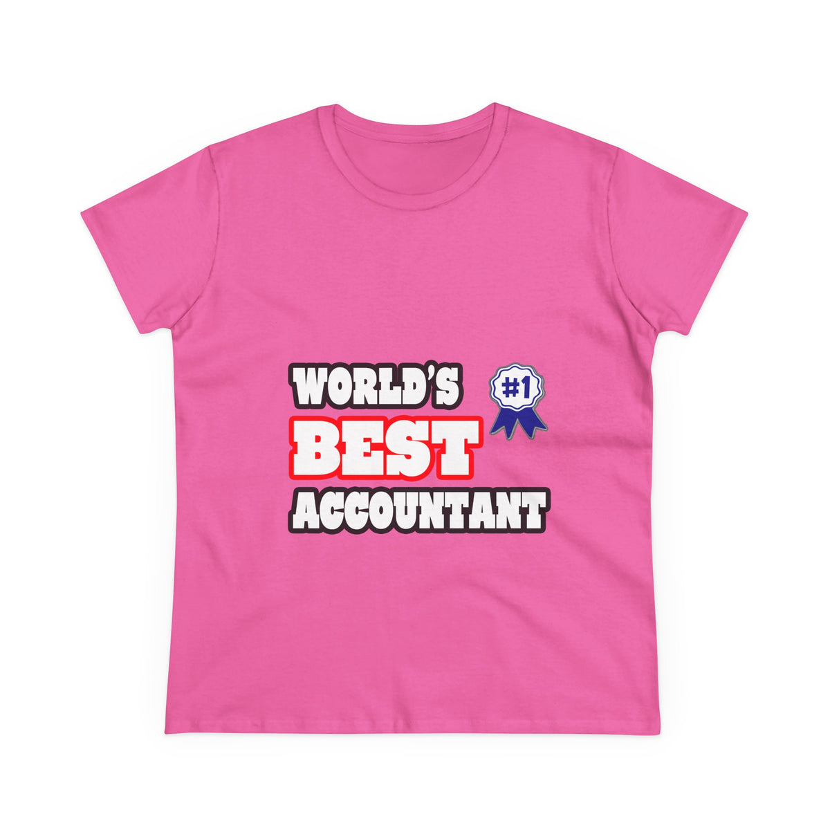 World's Best Accountant - Women's Midweight Cotton Tee