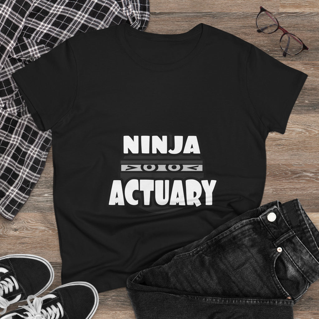 Ninja Actuary - Women's Midweight Cotton Tee