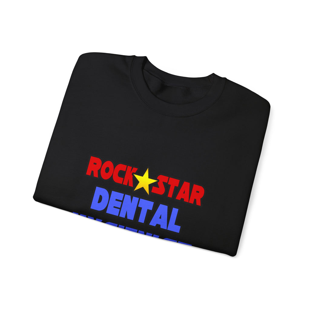 Rock Star Dental Hygienist - Unisex Heavy Blend™ Crewneck Sweatshirt
