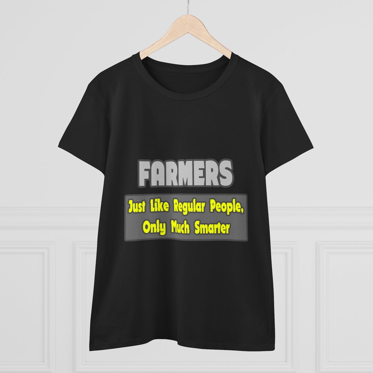 Farmers...Smarter - Women's Midweight Cotton Tee