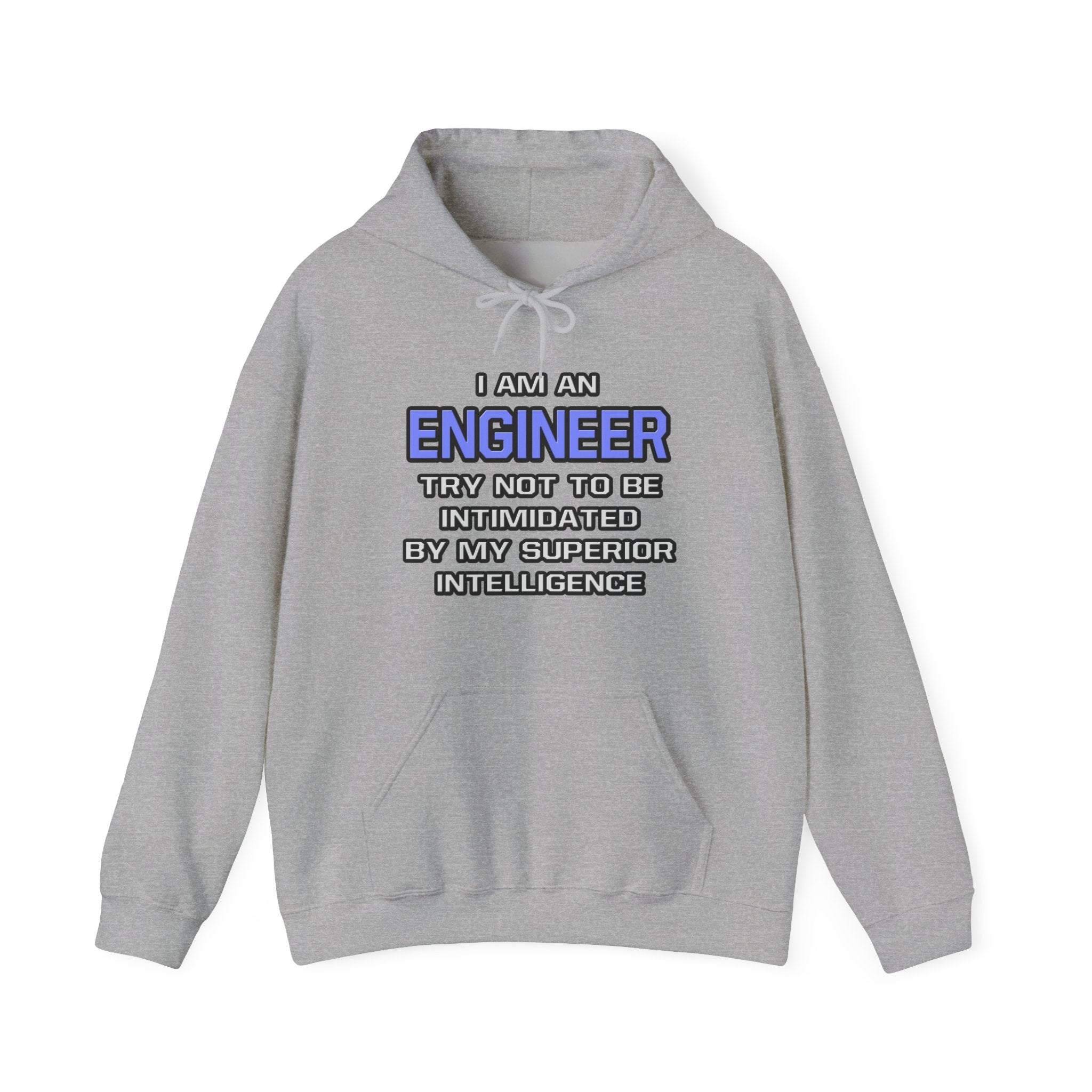 Engineer Joke ... Superior Intelligence - Unisex Heavy Blend™ Hooded Sweatshirt