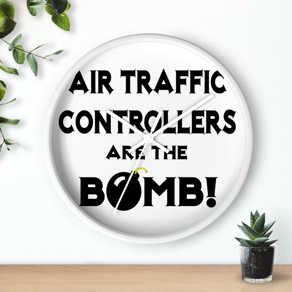 Air Traffic Controllers Are The Bomb! - Wall Clock