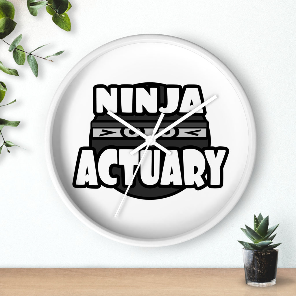 Ninja Actuary - Wall Clock