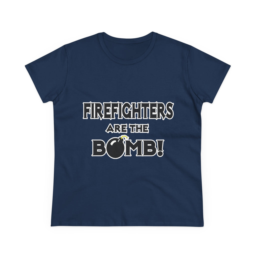 Firefighters Are The Bomb! - Women's Midweight Cotton Tee
