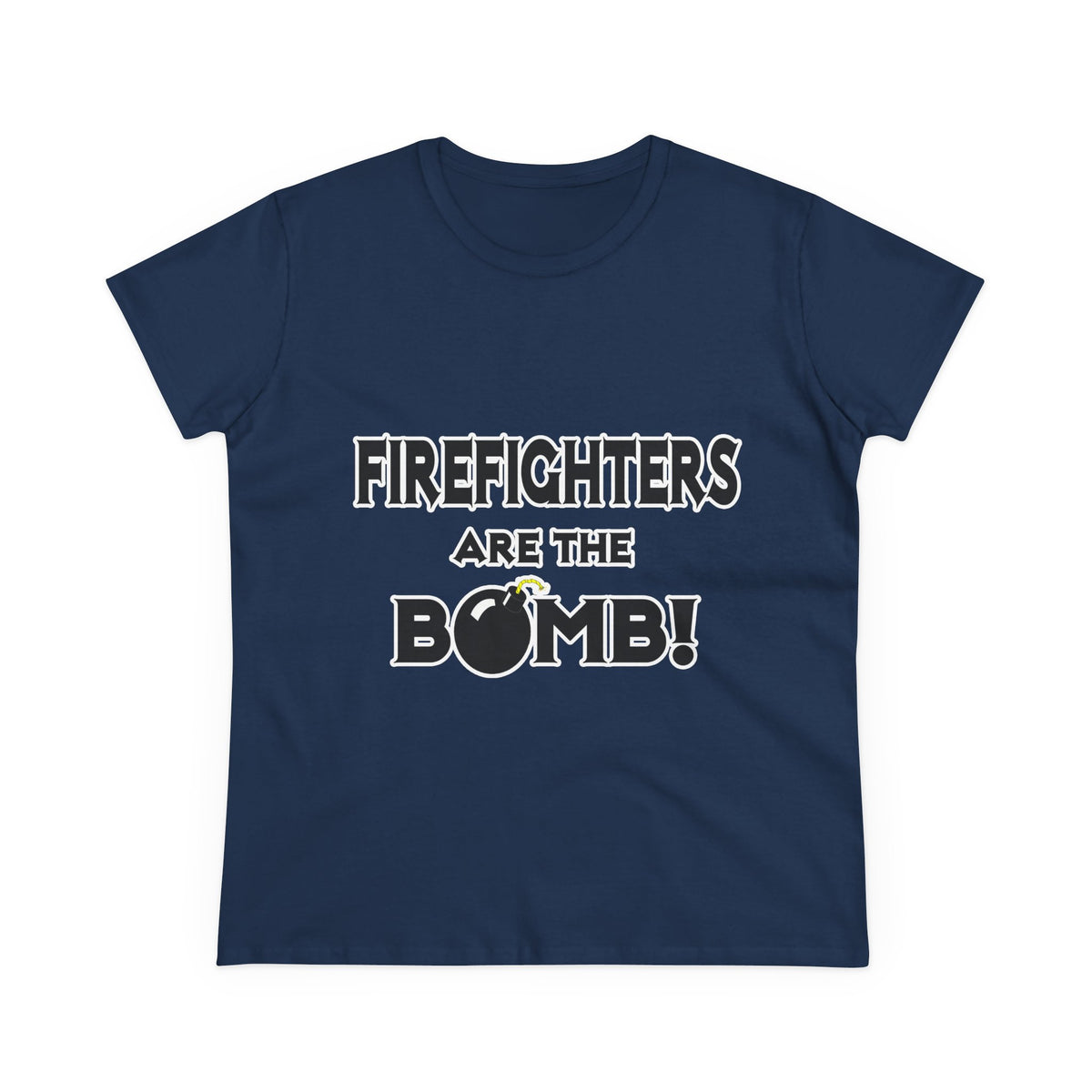 Firefighters Are The Bomb! - Women's Midweight Cotton Tee