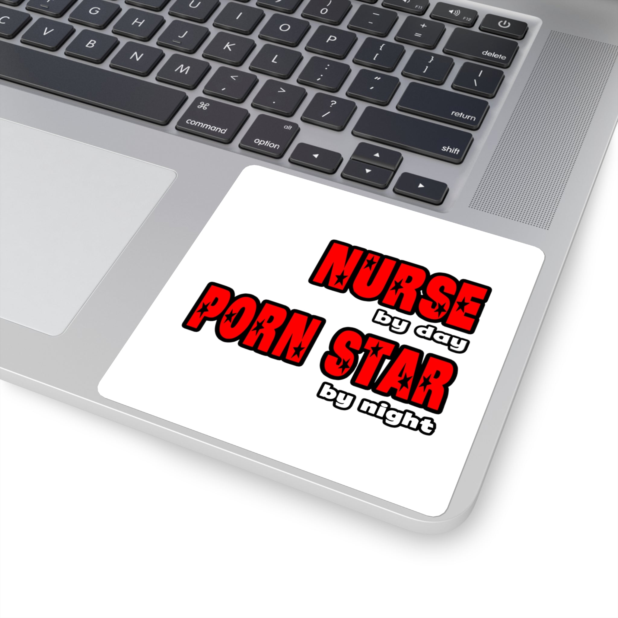 Nurse By Day...Porn Star By Night - Square Stickers