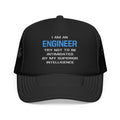 Engineer Joke ... Superior Intelligence - Foam Trucker Hat