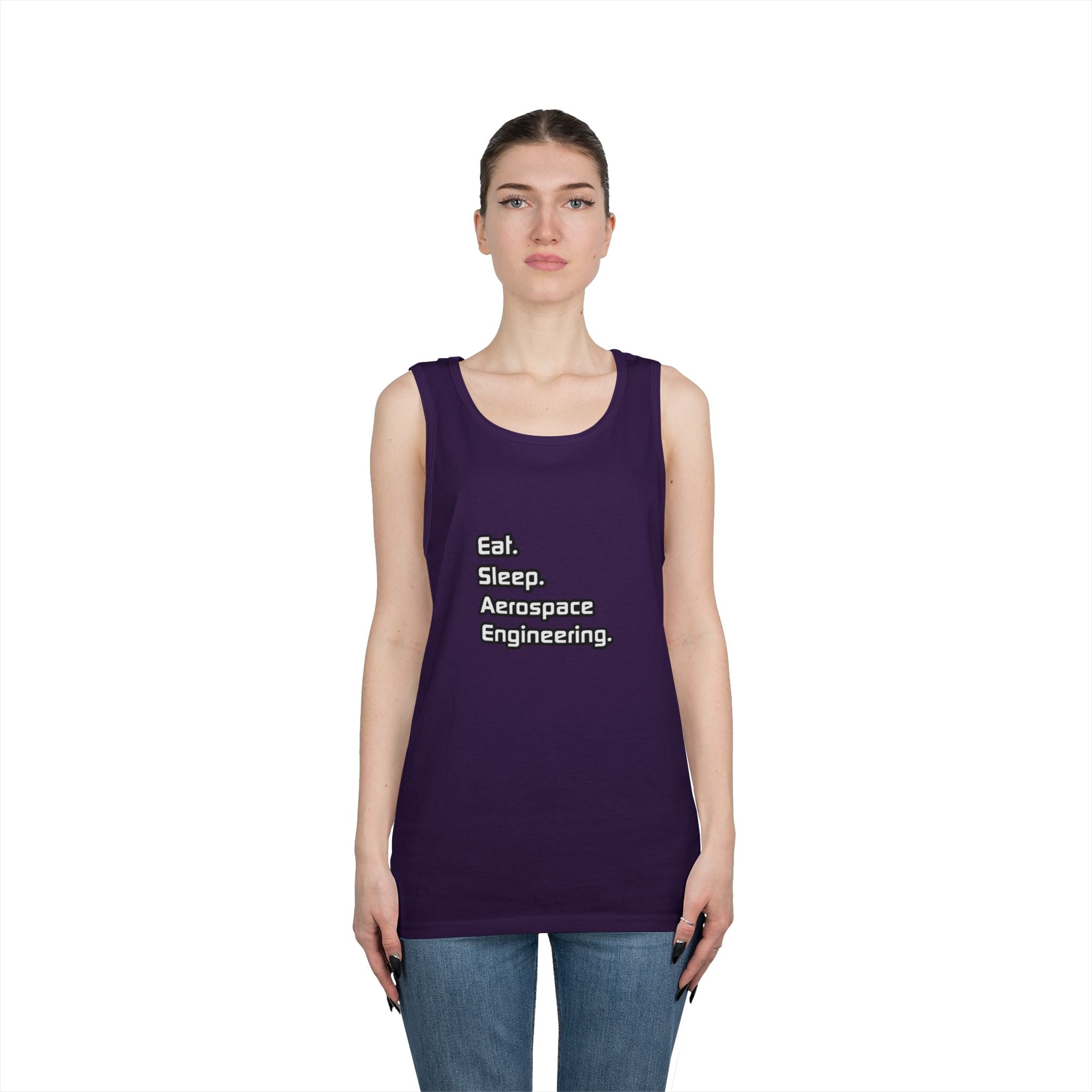 Eat. Sleep. Aerospace Engineering - Unisex Heavy Cotton Tank Top