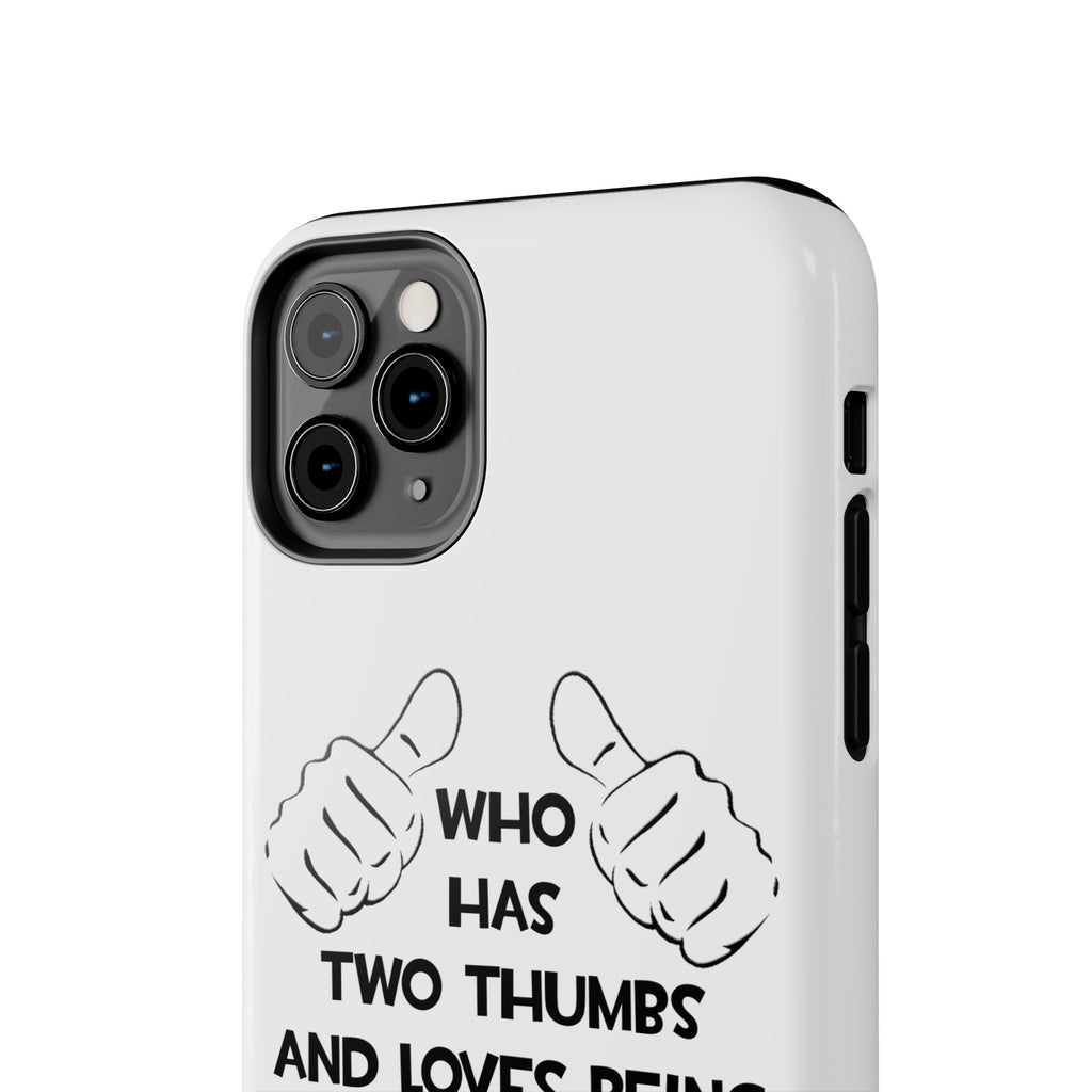 Two Thumbs and Loves Being an Astronomer - Tough Phone Cases