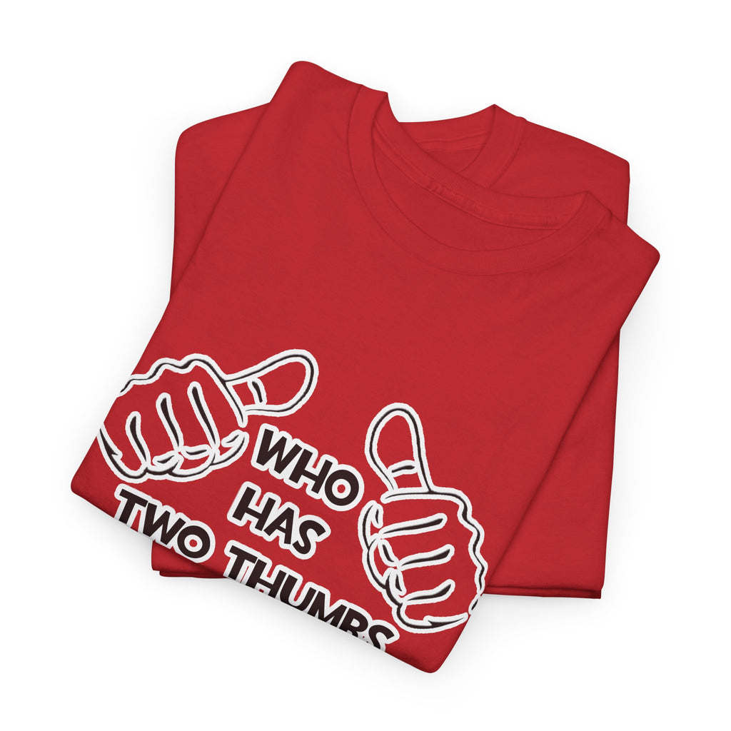 Two Thumbs and Loves Being an Epidemiologist - Unisex Heavy Cotton Tee