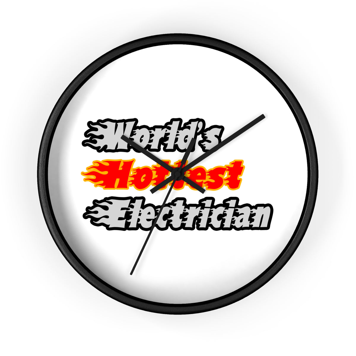 World's Hottest Electrician - Wall Clock