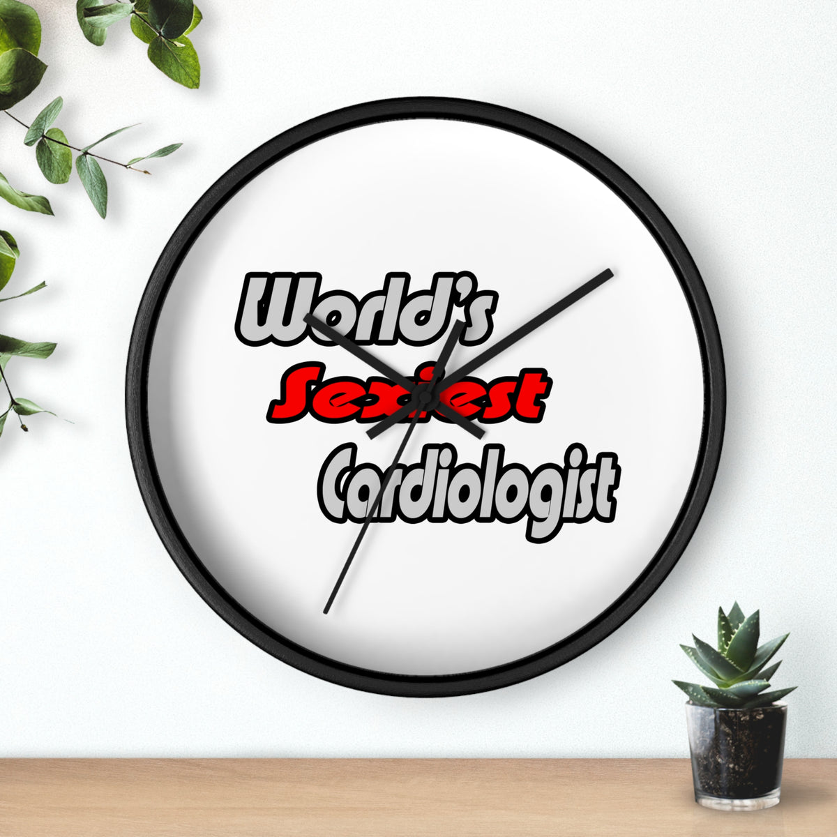 World's Sexiest Cardiologist - Wall Clock