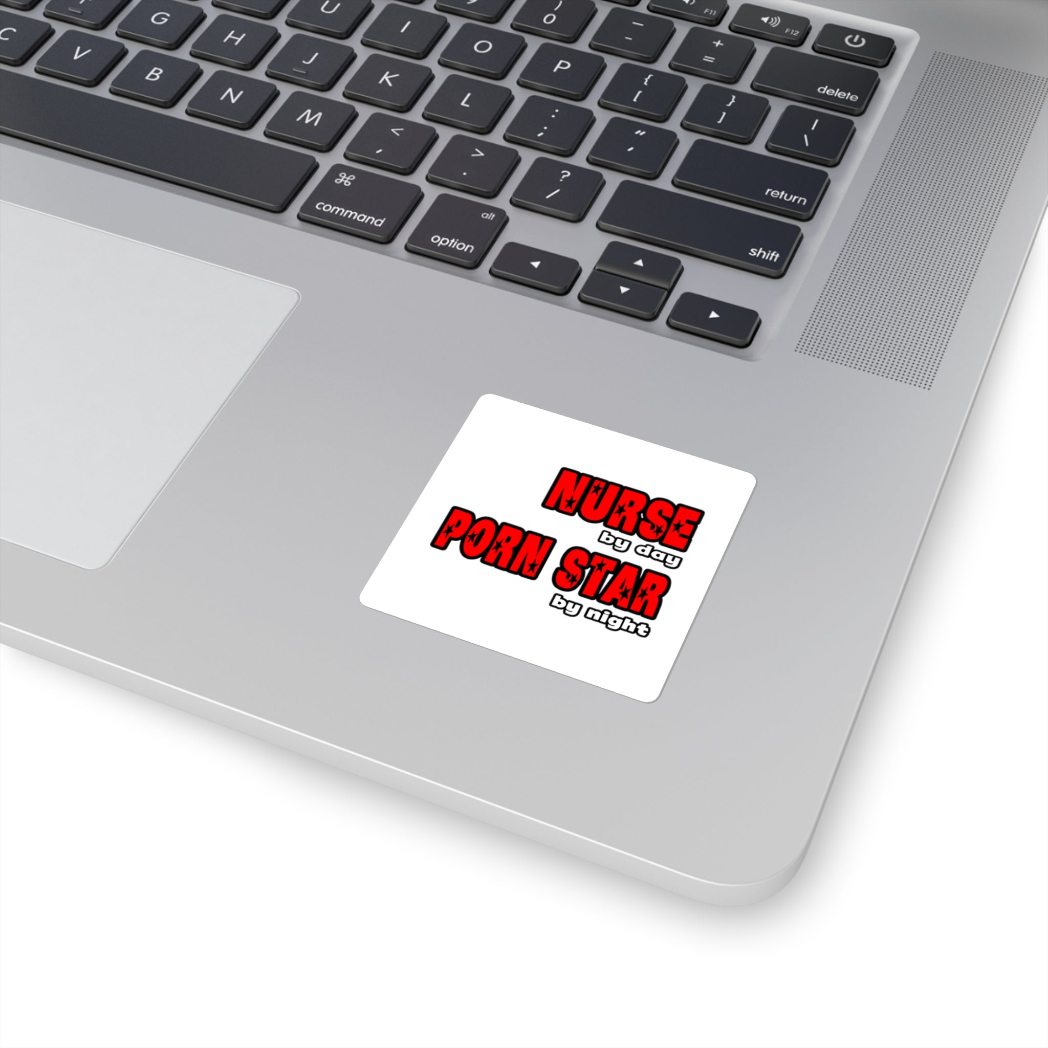 Nurse By Day...Porn Star By Night - Square Stickers