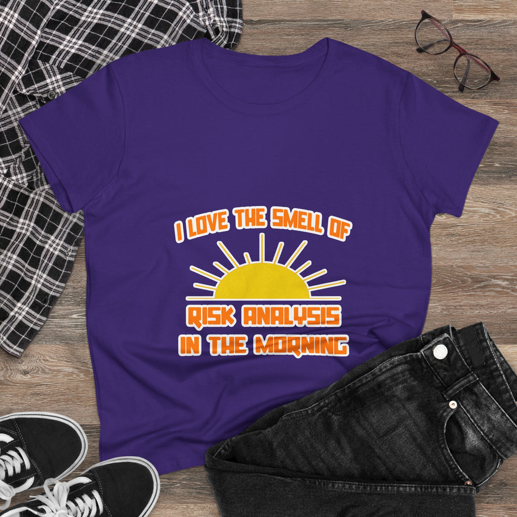 Smell of Risk Analysis in the Morning - Women's Midweight Cotton Tee