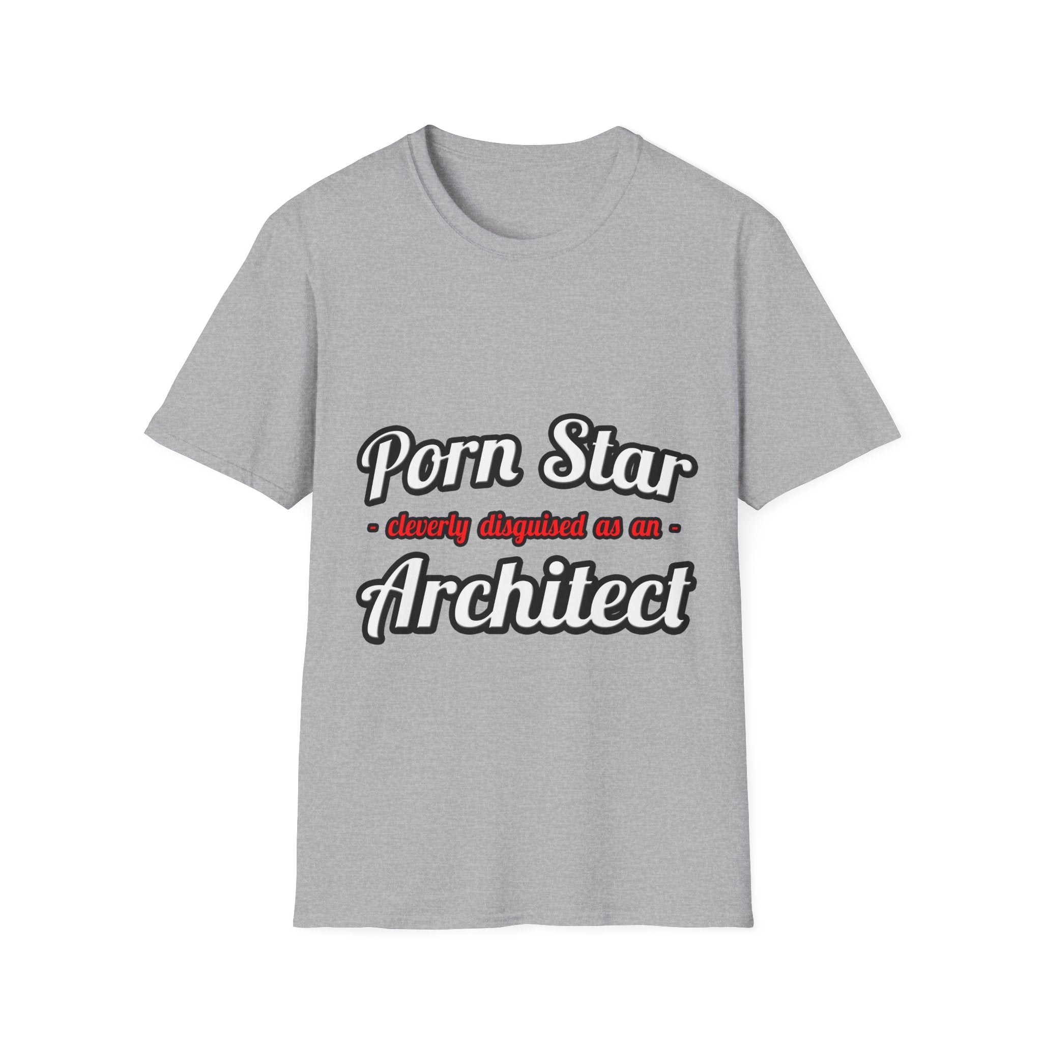 Porn Star ... Architect - Unisex Softstyle T-Shirt