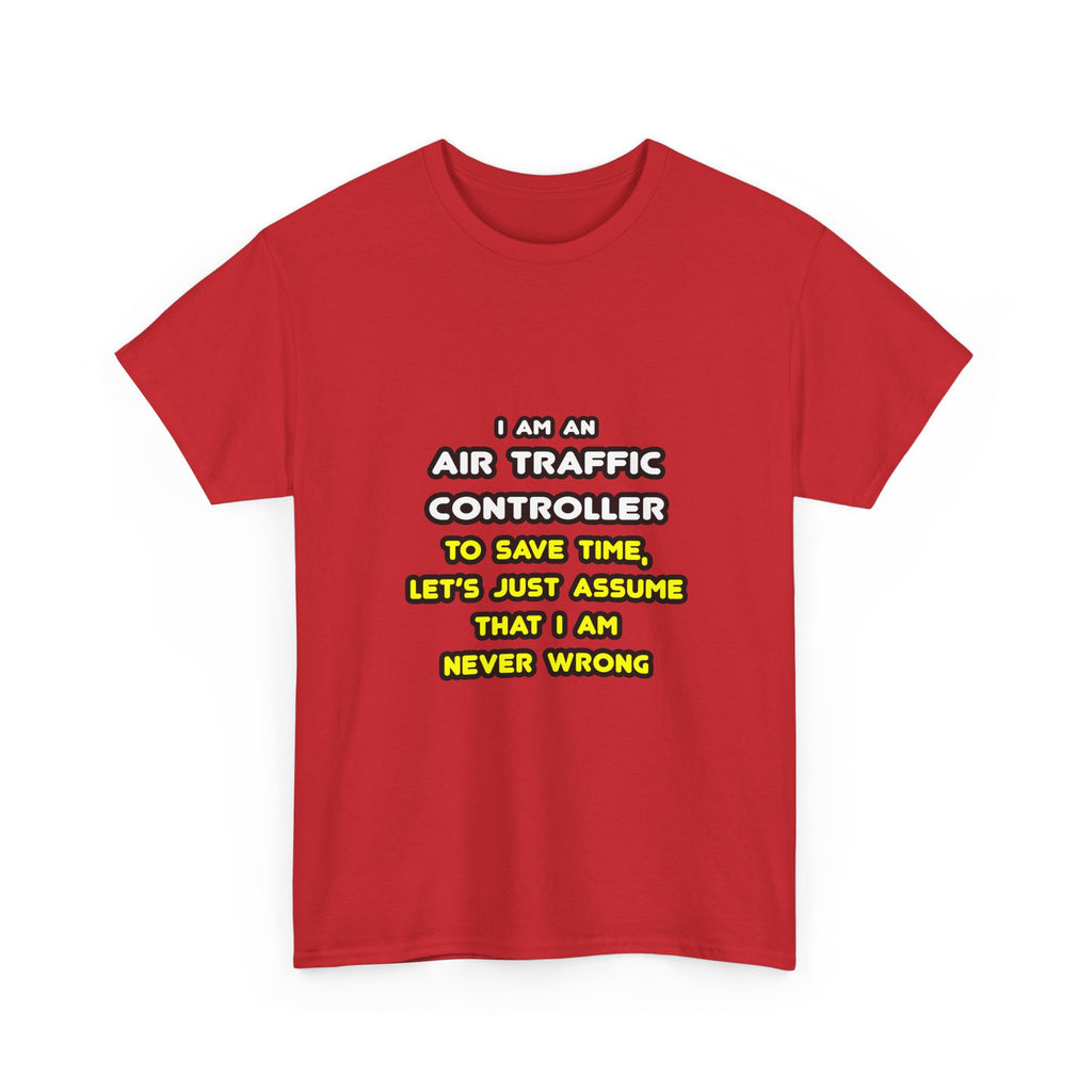 Funny Air Traffic Controller T Shirts - Unisex Heavy Cotton Tee