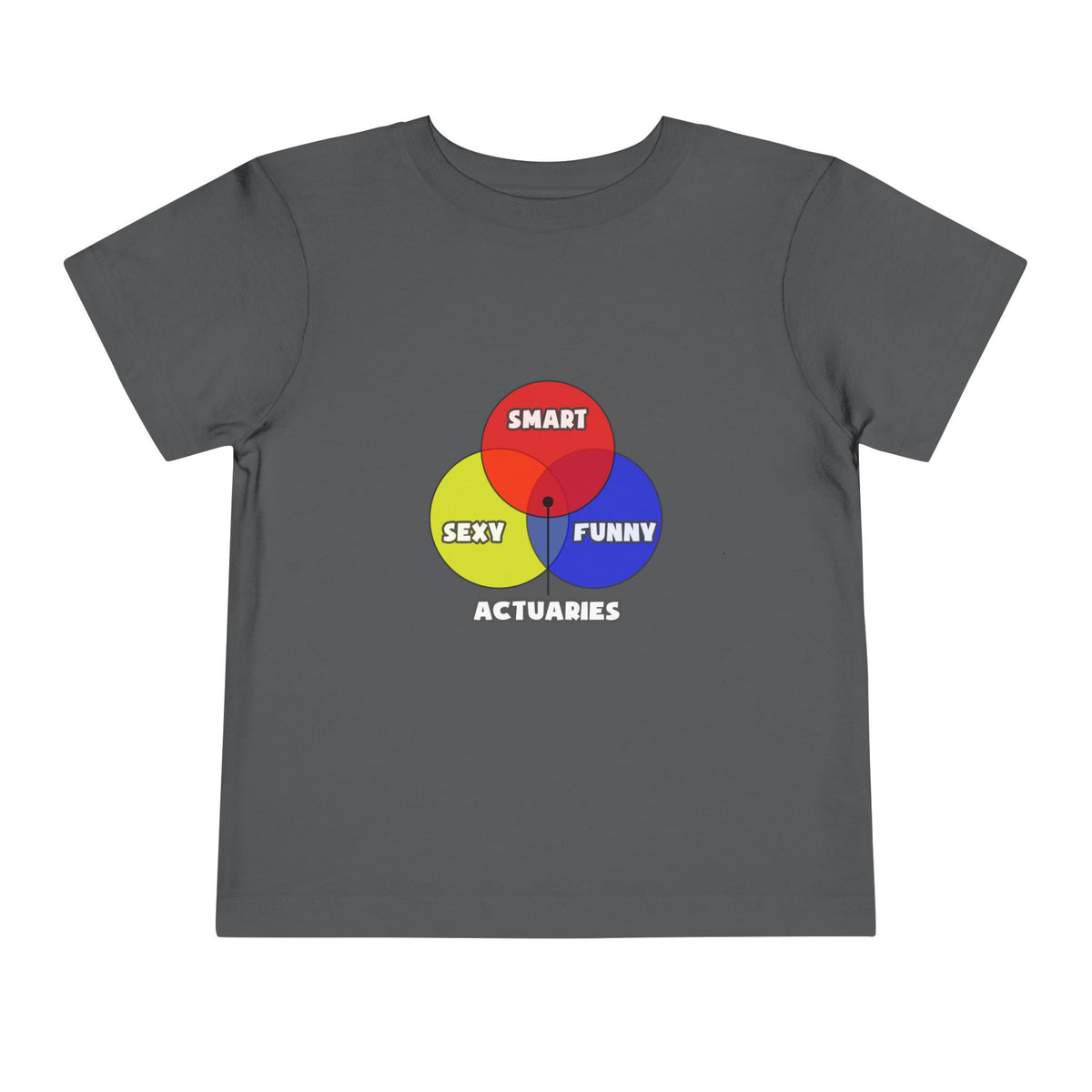 Venn Diagram .. Actuaries - Toddler Short Sleeve Tee