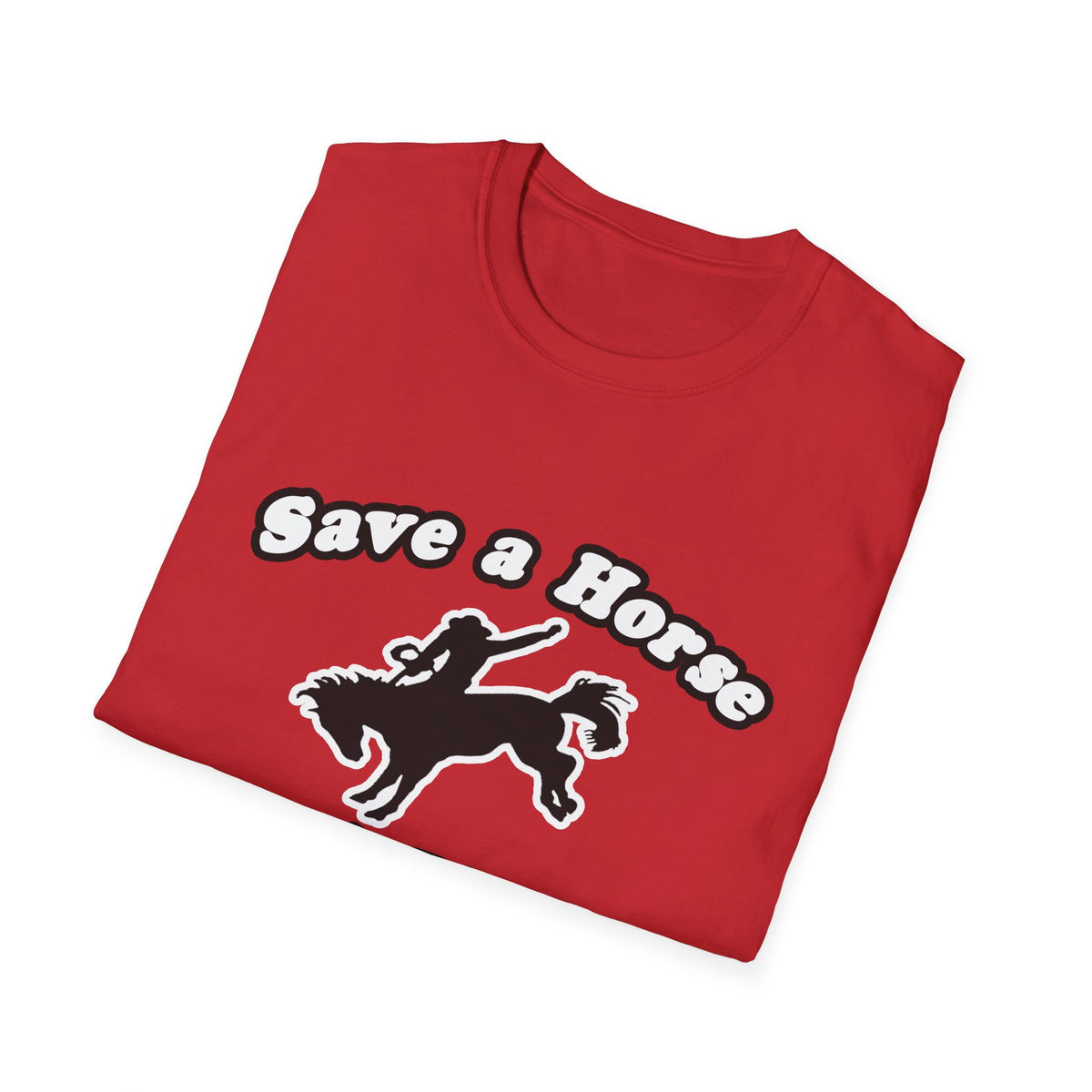 Save Horse Ride Biologist - Unisex Softstyle T-Shirt