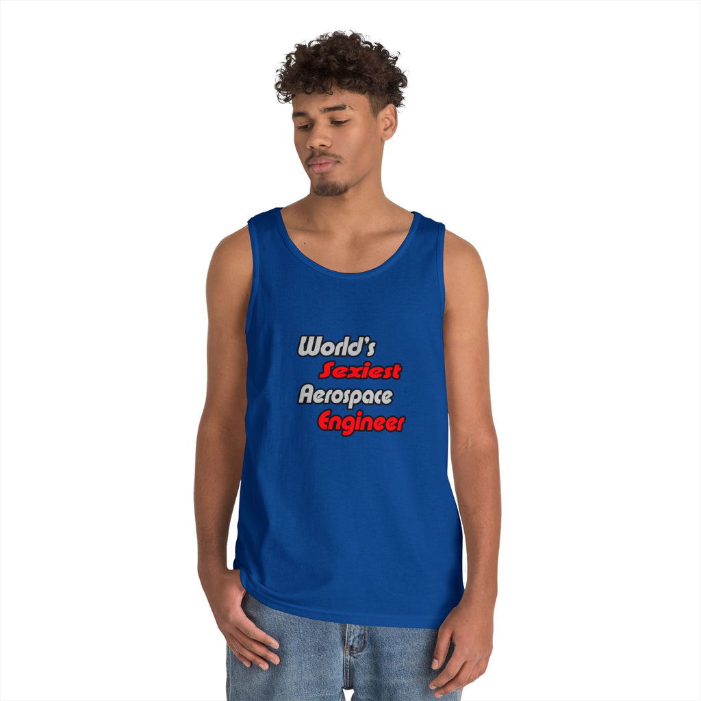 World's Sexiest Aerospace Engineer - Unisex Heavy Cotton Tank Top