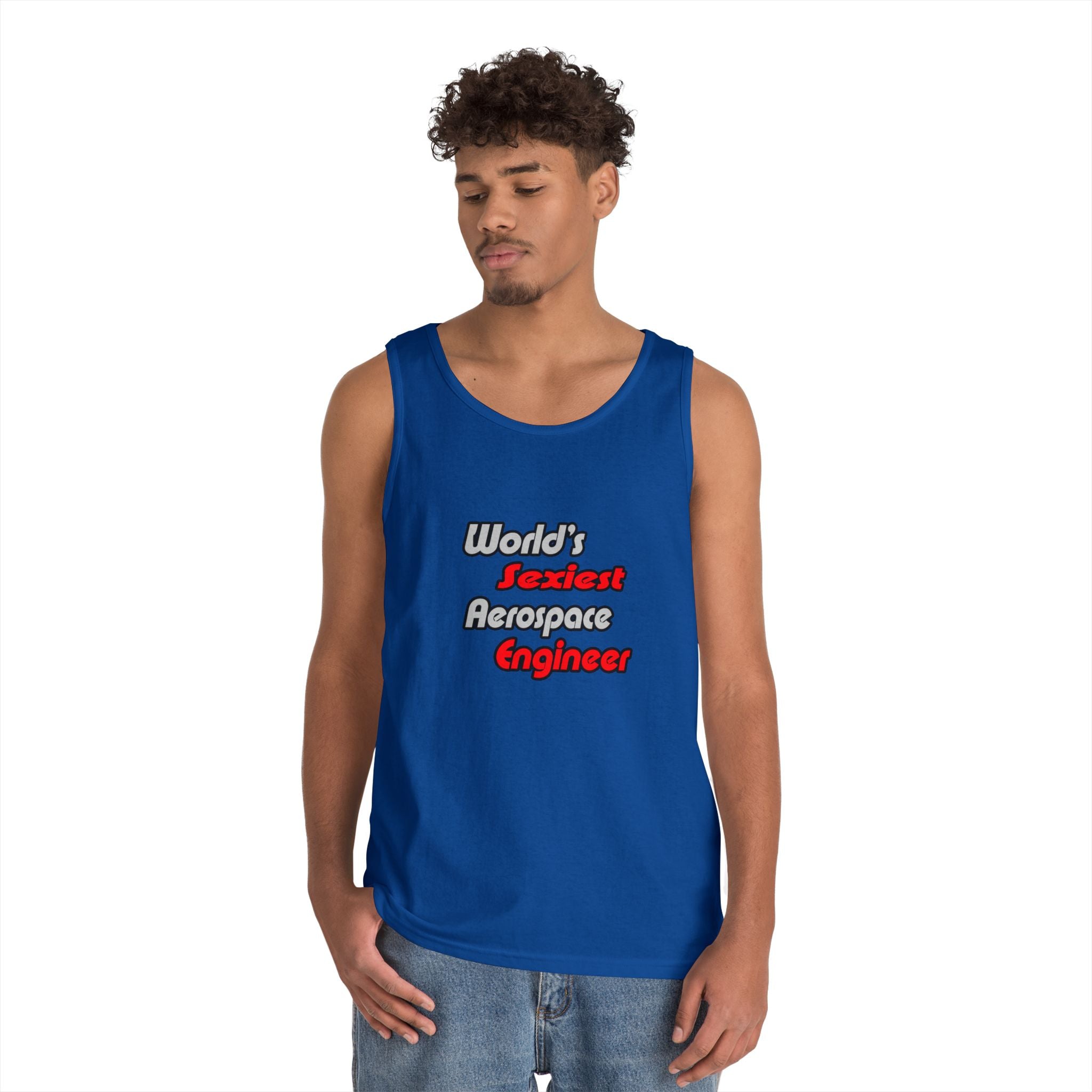 World's Sexiest Aerospace Engineer - Unisex Heavy Cotton Tank Top